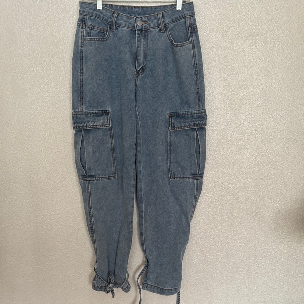 Blue Cargo Jeans